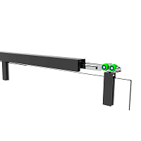 Душевой уголок Black&White Stellar Wind 1950x1200x800 (тонированное стекло) черный матовый S898-800x1200