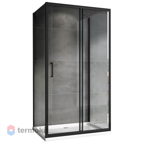Душевой уголок ABBER Schwarzer Diamant 1950x1700x1000 черный AG30170B-S100B-S100B