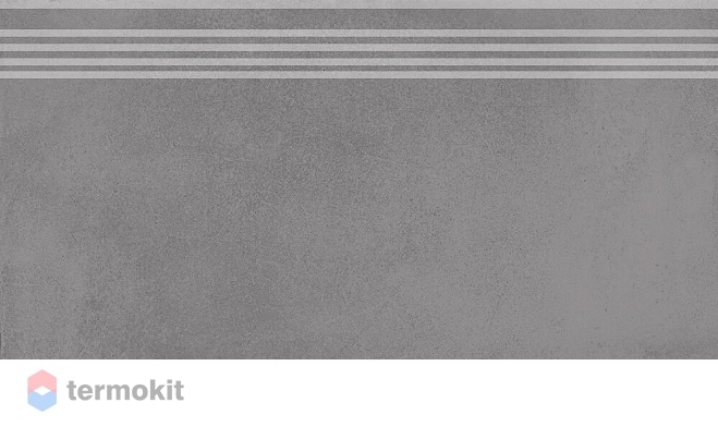 Ступень Kerama Marazzi Мирабо DD253600R/GR серый обрезной 30x60
