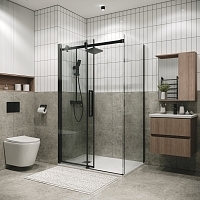 Душевой уголок Grossman Classic 1950x1100x900 графит сатин 120.K33.04.1180.42.00