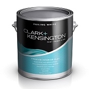 Clark+Kensington Ceiling White, Интерьерная глубокоматовая краска для потолков, класса "Premium Plus" с керамическими микрогранулами