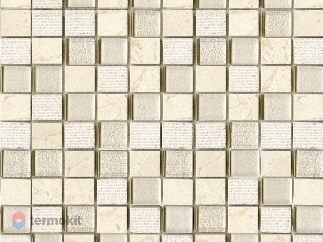Керамическая плитка Lantic Colonial Mosaico Time Texture Cream Мозаика 29,5x28,5