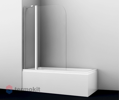 Душевая шторка на ванну WasserKRAFT Leine 1100х1400 35P02-110 Fixed