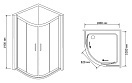 Душевой уголок RGW Passage PA-50 100х100х190 12085000-11 Хром