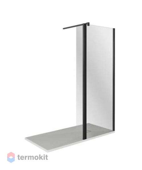 Душевая перегородка Good Door WALK IN 800х1950 черный матовый ВИ00021