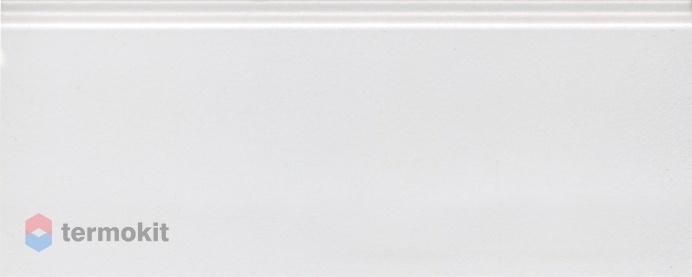 Керамическая плитка Kerama Marazzi Магнолия FMF001R Плинтус белый матовый обрезной 12х30
