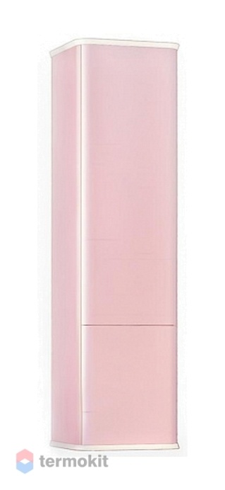 Шкаф-колонна Jorno Pastel 35 подвесная розовый иней Pas.04.125/P/PI