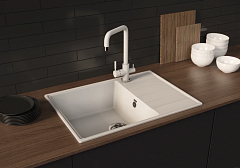 Мойка для кухни ULGRAN Quartz Prima 700-07 уголь