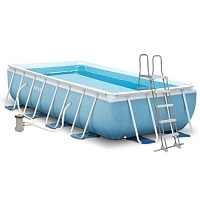 Бассейн каркасный прямоугольный Intex PRISM FRAMETM RECTANGULAR 300х175х80см 26784NP