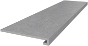 Ступень Kerama Marazzi Фондамента серый светлый DL500800R/GCF клееная 33х119,5