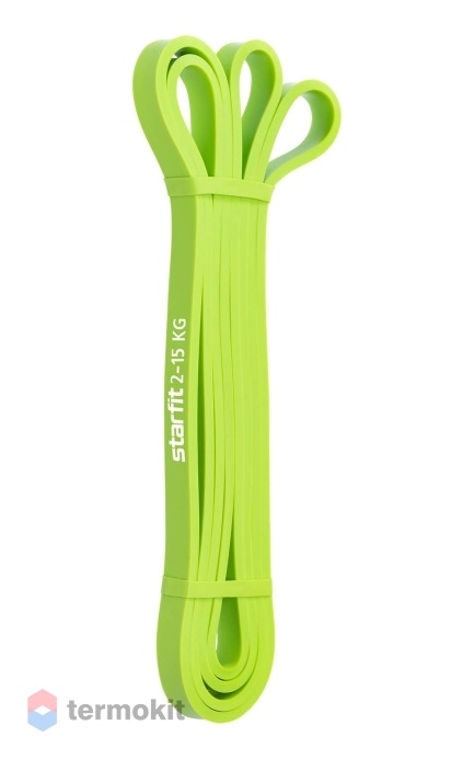Эспандер многофункциональный Starfit ES-802 ленточный 2-15 кг, 208х1,3 см, зеленый