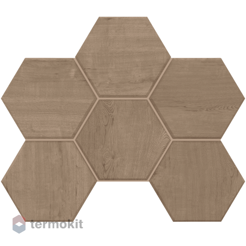 Керамогранит Эстима Classic Wood CW03 Hexagon мозаика 25x28,5 непол.