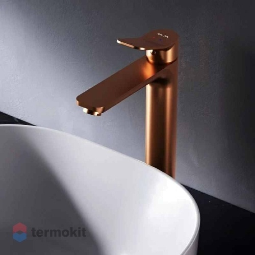 Смеситель для раковины AM.PM X-Joy розовое золото F85A92044
