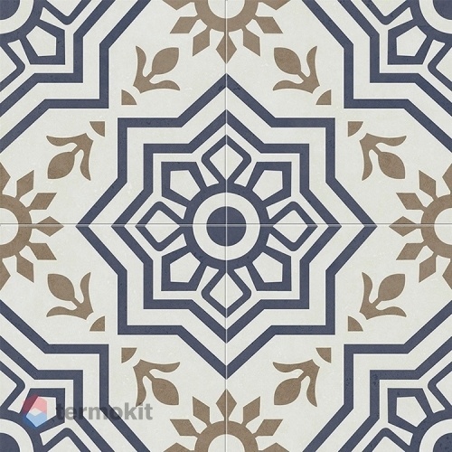 Керамогранит Etili Seramik Bursa Blue Pre-cut 45x45