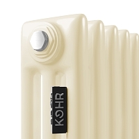 Стальной трубчатый радиатор Kohr Heim 3030/10 секций с боковым подключением 3/4 RAL1015