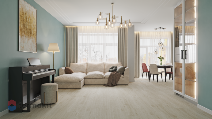 Кварцвиниловая плитка Alpine Floor Solo Plus Eco14-1101 Модерато