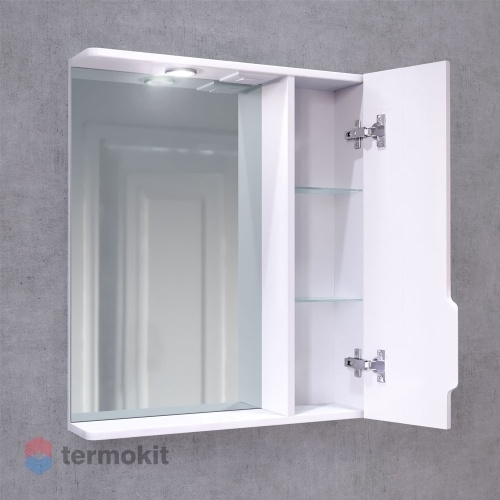 Зеркальный шкаф Jorno Moduo 60 подвесная белый Mod.03.60/W