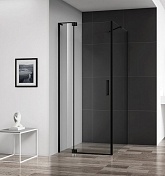 Душевой уголок Cezares SLIDER 1950x800x800 черный матовый SLIDER-AH-1-80-80/90-C-NERO