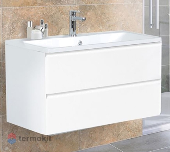 Тумба под раковину BelBagno ACQUA 120 подвесная Bianco Lucido ACQUA-1200-2C-SO-BL