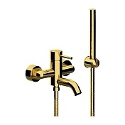 Смеситель для ванны и душа Remer X Style матовое золото X02BG