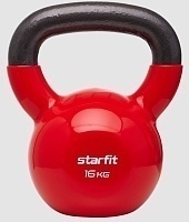 Гиря виниловая Starfit DB-401 красная 16 кг