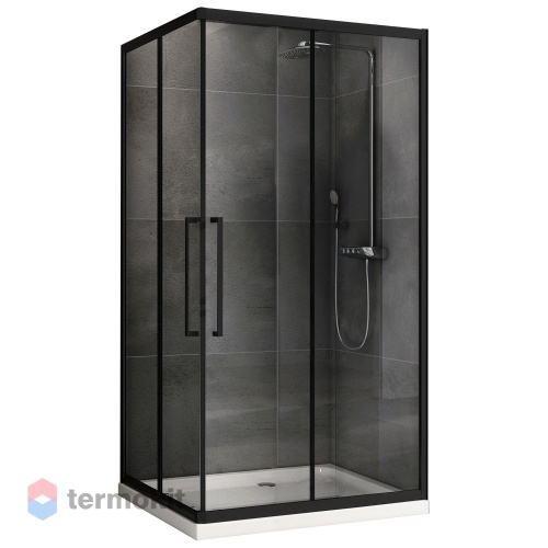 Душевой уголок ABBER Schwarzer Diamant 1950x1200x900 черный AG02129BH