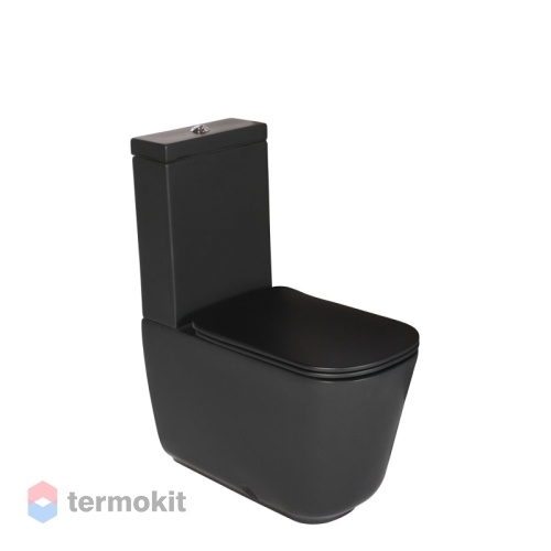 Чаша унитаза напольного KERASAN Tribeca черный матовый А0002391596