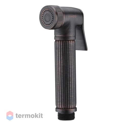 Гигиеническая лейка с фиксатором WasserKRAFT бронза темная A139