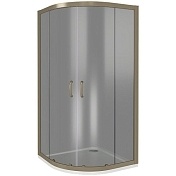 Душевой уголок Good Door Jazze 1850х800х800 (тонированное стекло) бронза ДЖ00035