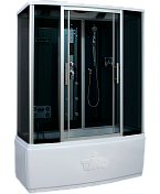 Душевая кабина TIMO STANDART 150x88 (тонированное стекло) хром матовый T-1150