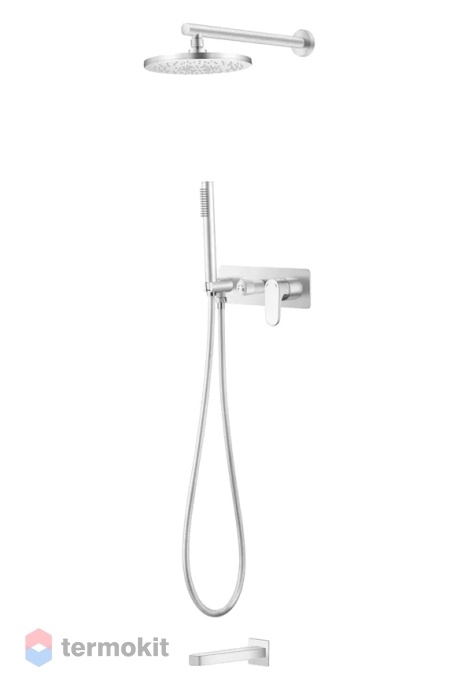 Душевой комплект скрытого монтажа Boheme Spectre matt white 454-2-MW