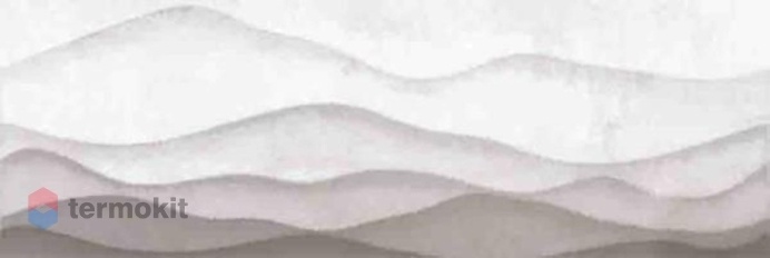 Керамическая плитка Cersanit Haiku Вставка горы серый (HI2U091DT) 25x75