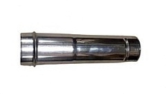 Труба дымохода Rinnai 75 мм, длина 1000 мм, нерж. сталь