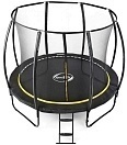 Батут SportElite 12FT 3,66м с защитной сеткой (внутрь) с лестницей, черный, CFR-12FT-4