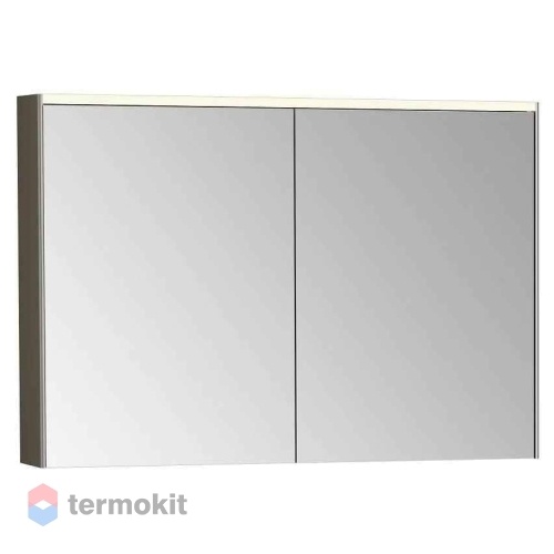 Зеркальный шкаф Vitra Core с подсветкой серый 66912