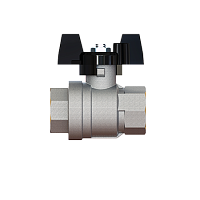 Elsen Кран шаровой Strong T 3/4" ВВ ручка-бабочка (аналог EV34.1200)