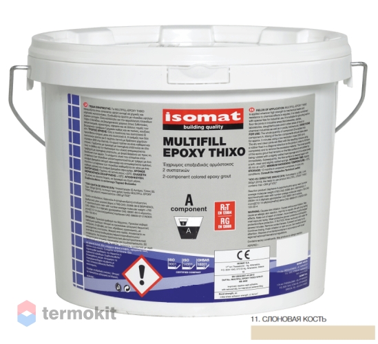 Затирка Isomat Multifill-Epoxy Thixo 11 Слоновая кость 3кг