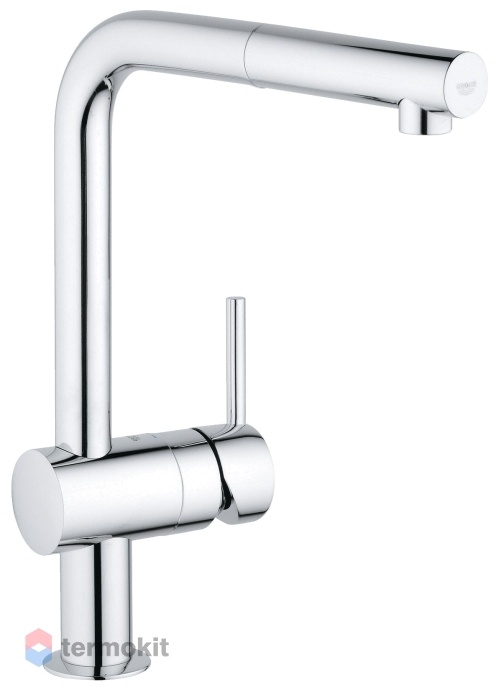 Смеситель для кухни Grohe Minta с выдвижным L-изливом 32168000