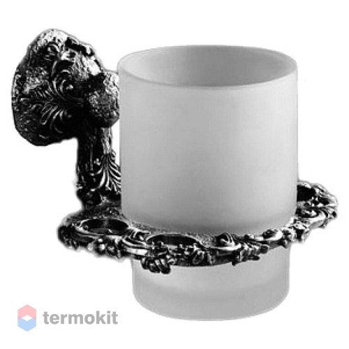 Стакан для зубных щёток Art&Max Sculpture серебро AM-0684-T