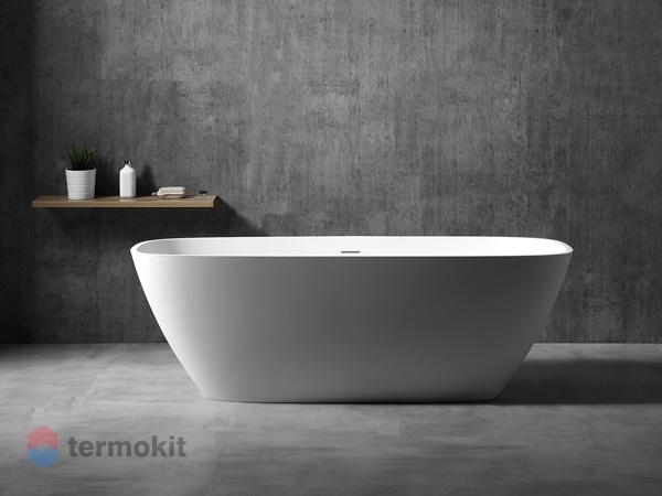 Ванна из искусственного камня NTBagno Bergamo 1700x720 белый матовый NT202