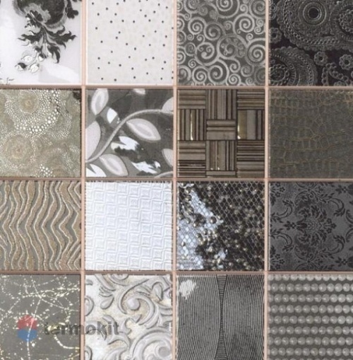 Керамическая плитка Dune Ceramica Mosaico 186637 Tiffany Black Мозаика 28,1x28,1