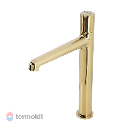 Смеситель для раковины высокий BelBagno Uno золото UNO-LMC-ORO-W0