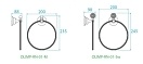 Кольцо для полотенец Cezares OLIMP Золото 24 карат/Swarovski OLIMP-RN-03/24-Sw