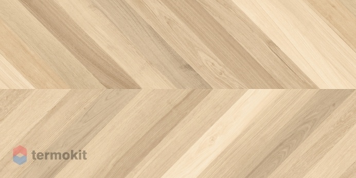 Керамогранит Laparet Wood Royal Almond Chevron бежевый 60х120 матовый карвинг