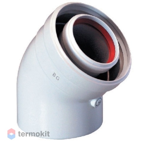 BAXI KHG Коаксиальный DN 60/100 отвод 45°