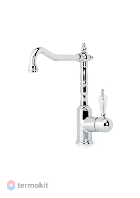 Смеситель для кухни Boheme TRADIZIONALE CHROMO Swarovski 103-SW