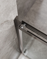 Душевой уголок Cezares Molveno 1950x1200x900 оружейная сталь MOLVENO-AHF-31-120/90-C-GM-IV