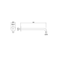Излив для верхнего душа AquaElite BD006A01Q УЦЕНЕННЫЙ