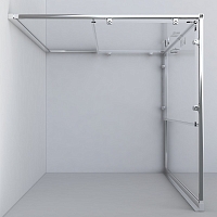 Душевой уголок Vincea Garda 1900x1000x800 вороненая сталь VSS-1G8010CLGM