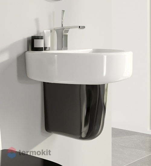 Полупьедестал SANITA LUXE Best Color Black Черный BSTSLSP02